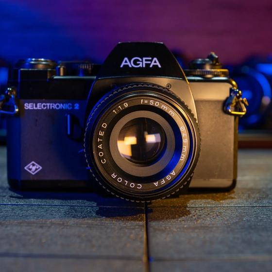 Agfa Selectronic 2 + Agfa Color Coated 50mm f/1.9 lens