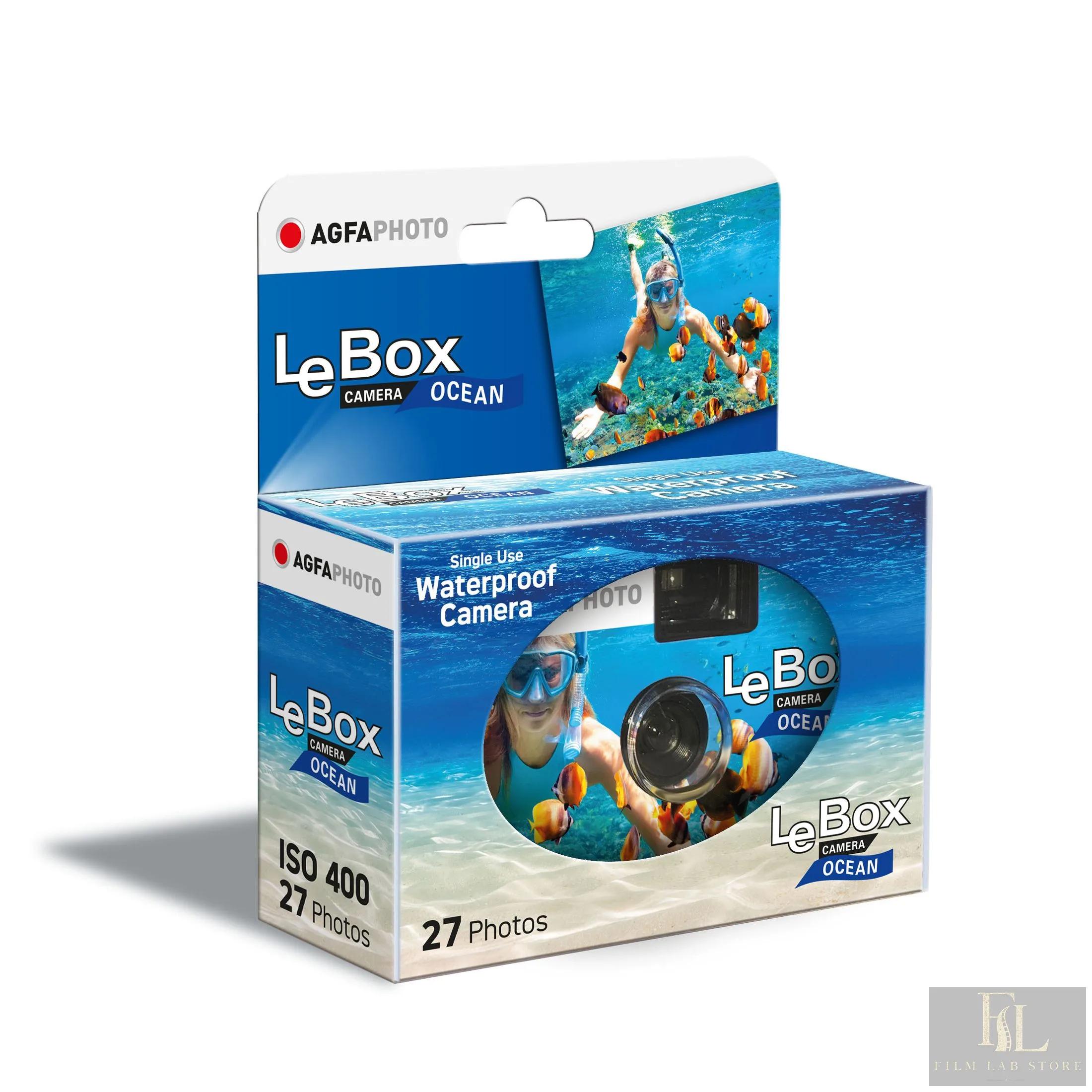 AGFAPHOTO LeBox 400 Ocean одноразовая подводная камера, 27 кадров