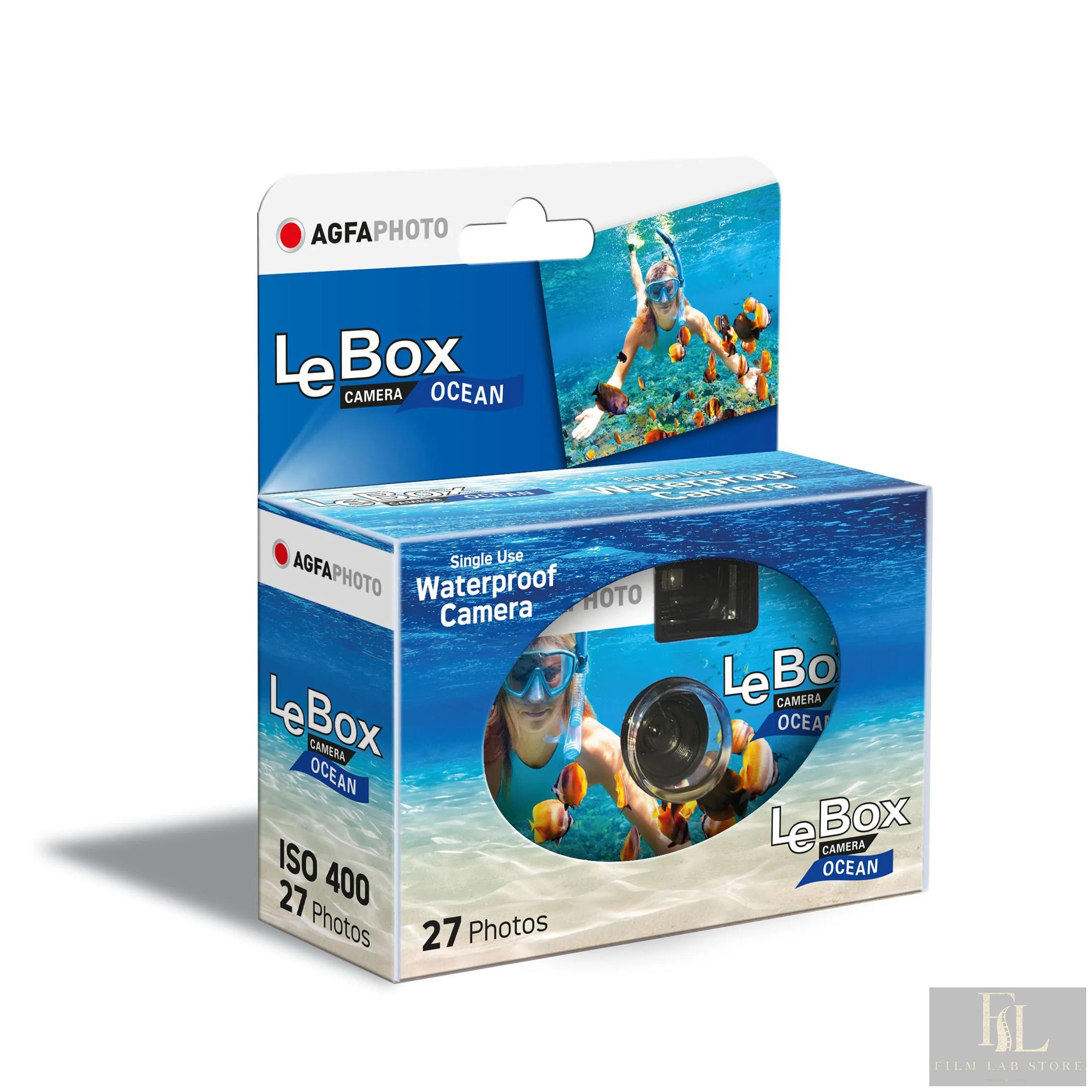 AGFAPHOTO LeBox 400 Ocean Disposable Underwater Camera
