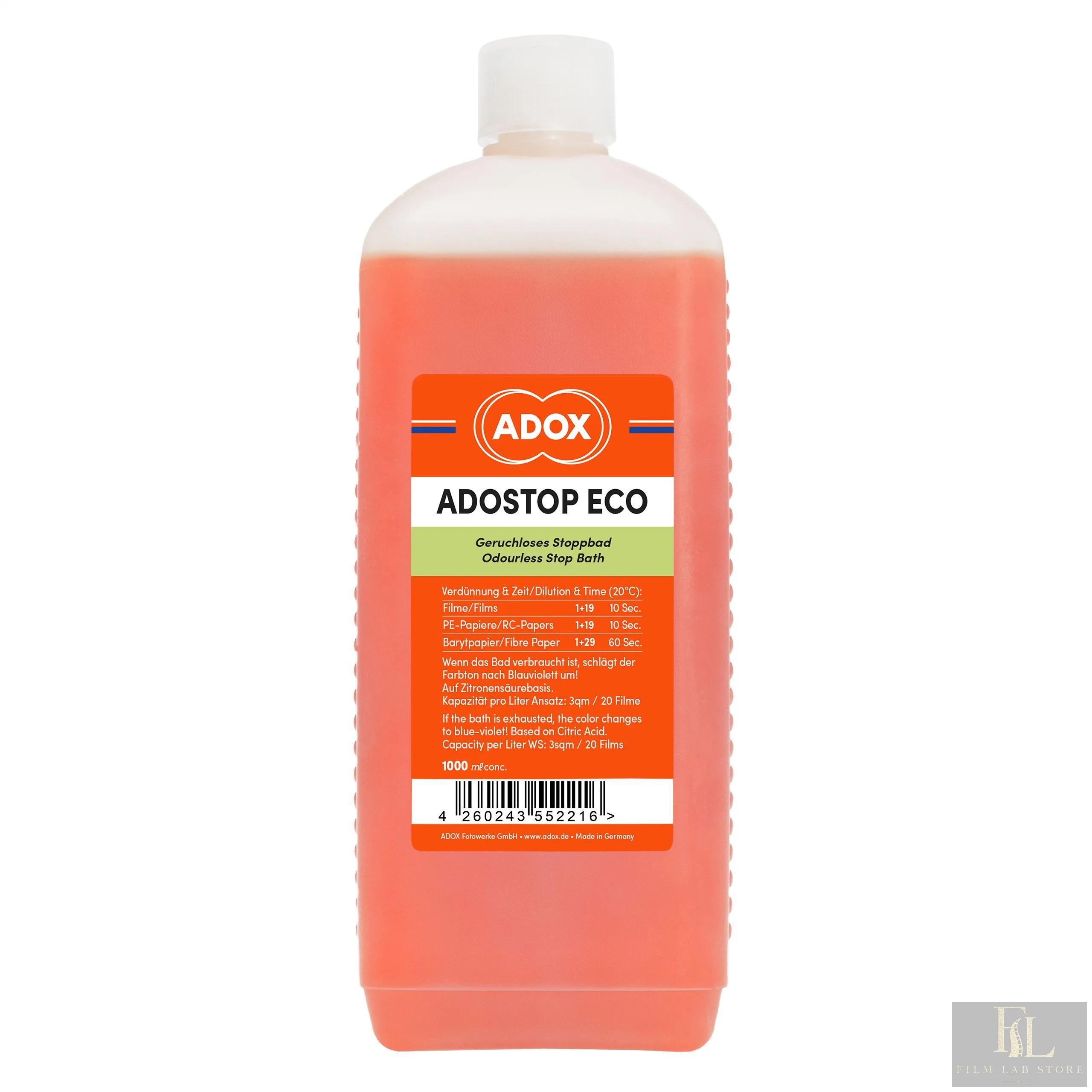 ADOX ADOSTOP ECO Stop Bath with Indicator 1000 ml conc.