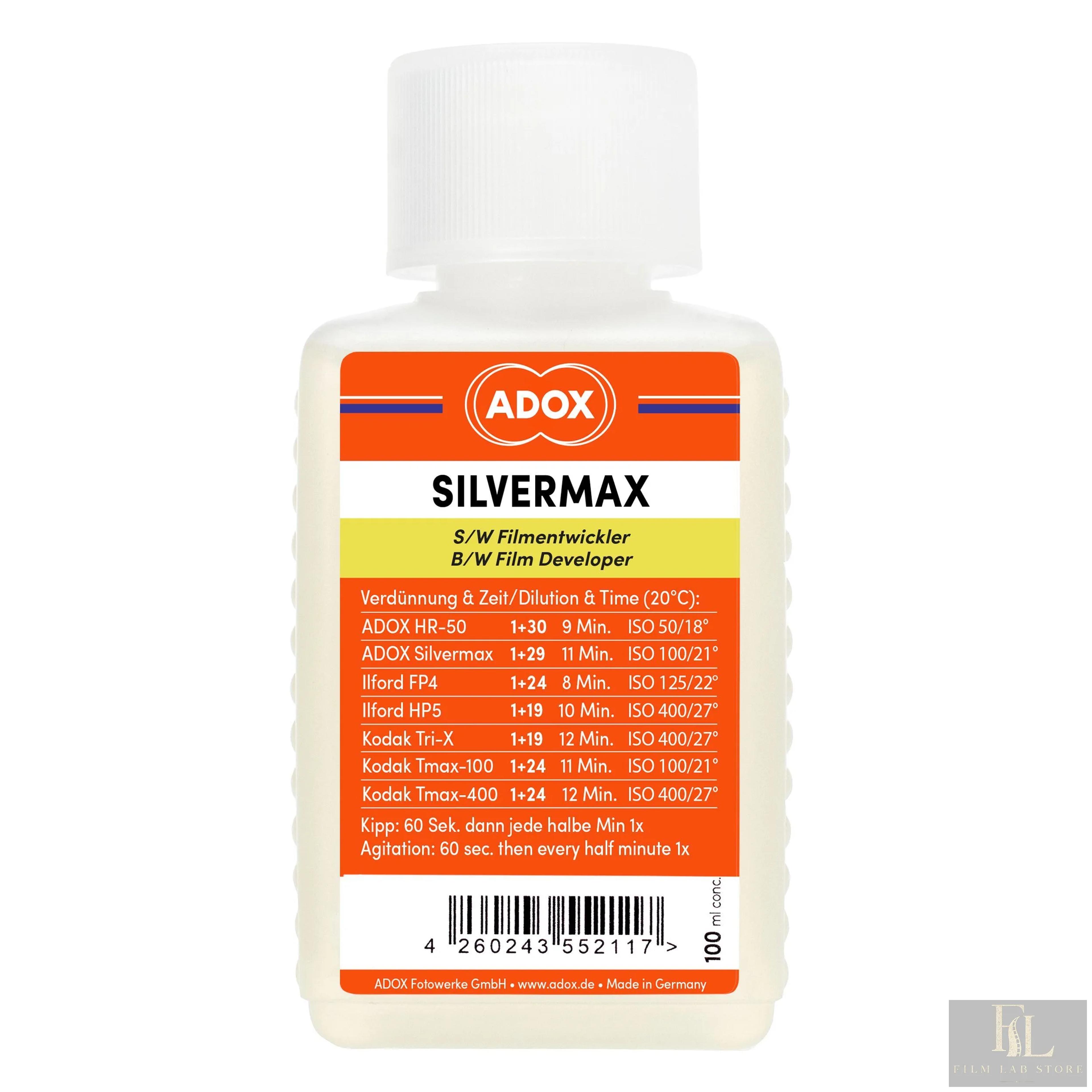 ADOX SILVERMAX Developer 100 ml conc.