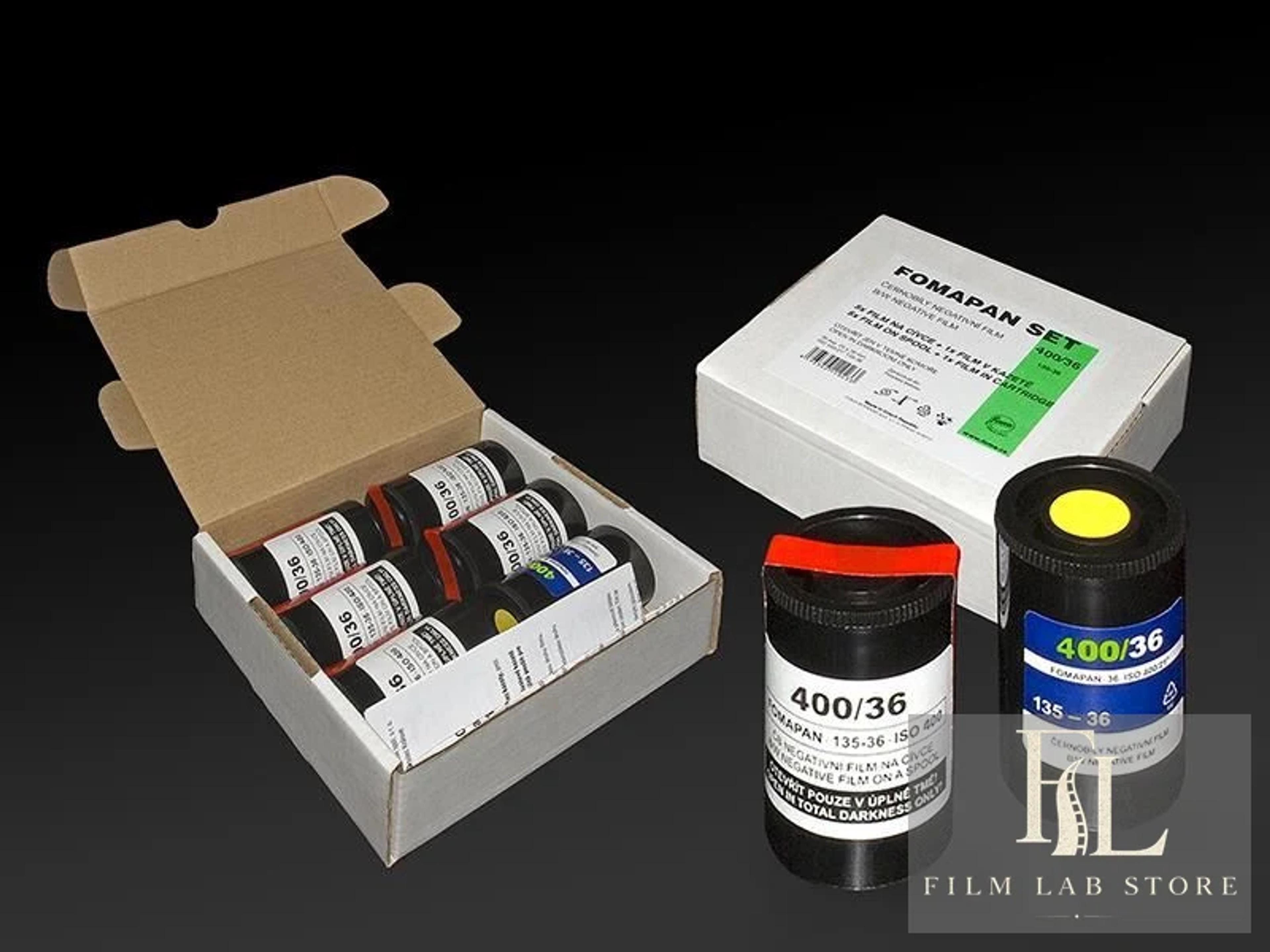 FOMA FOMAPAN 400 - 135 set.6x film 35 mm/36 on spool + 1 cartrige