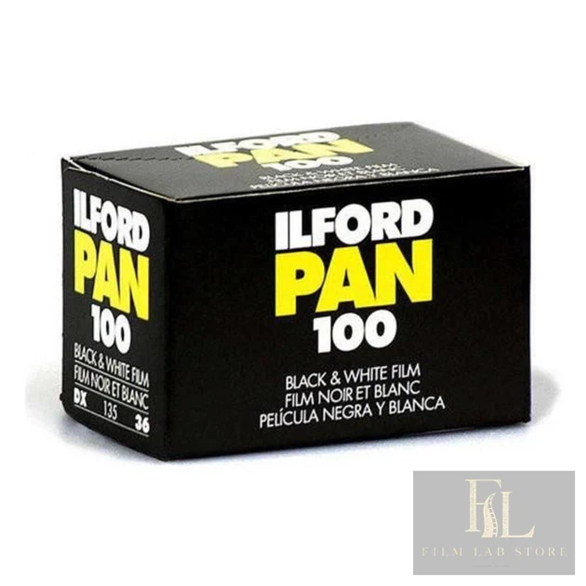 Ilford Pan 100 — чорно-біла фотоплівка 135, 36 кадрів, ISO 100, термін придатності до 01/2028