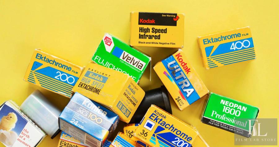 Vintage film from a private collection: Ektachrome, Kodak High Speed Infrared, Fuji Velvia — decades expired, but sometimes still surprising