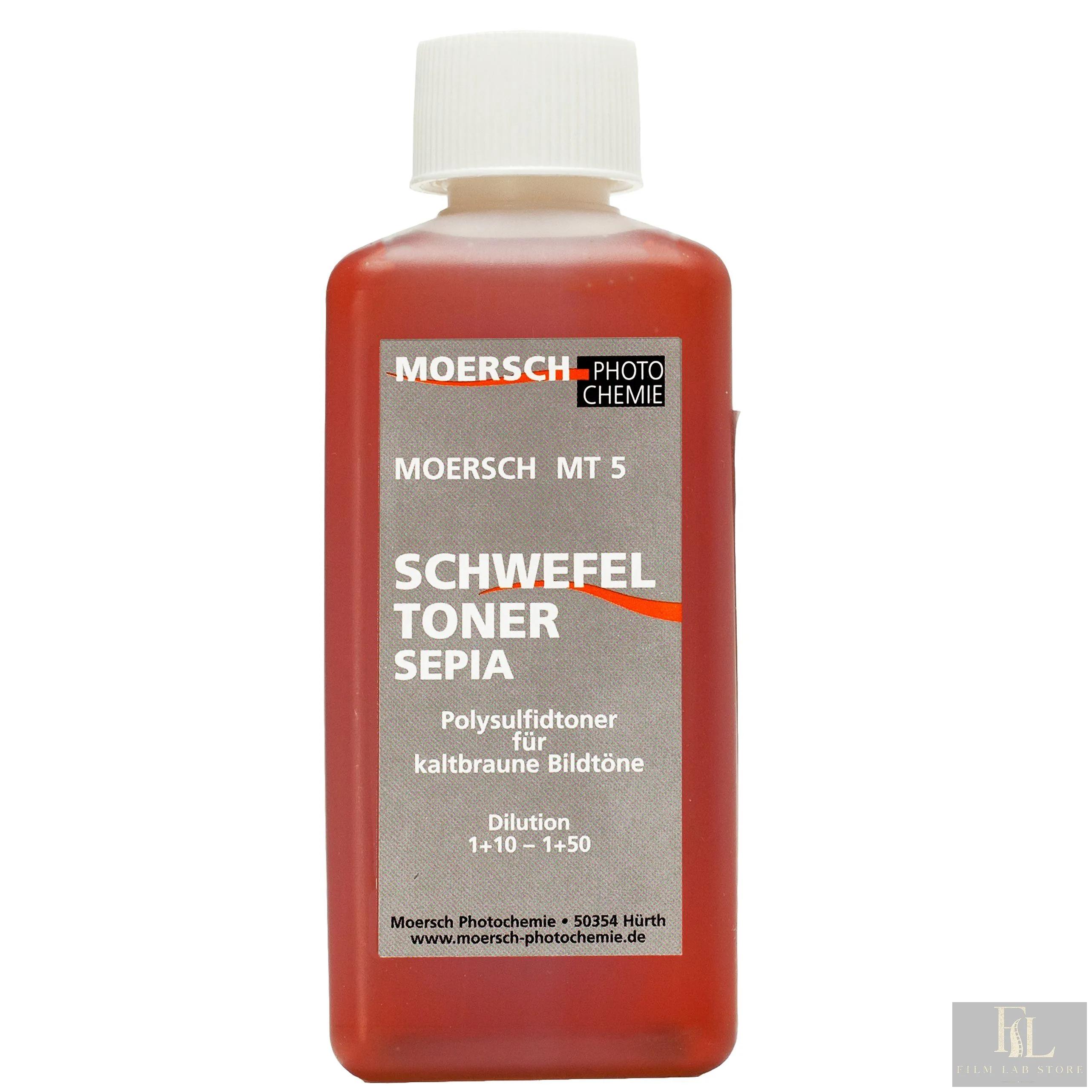 MOERSCH MT5 Sepia Sulphide Toner 100 ml 100 ml conc.