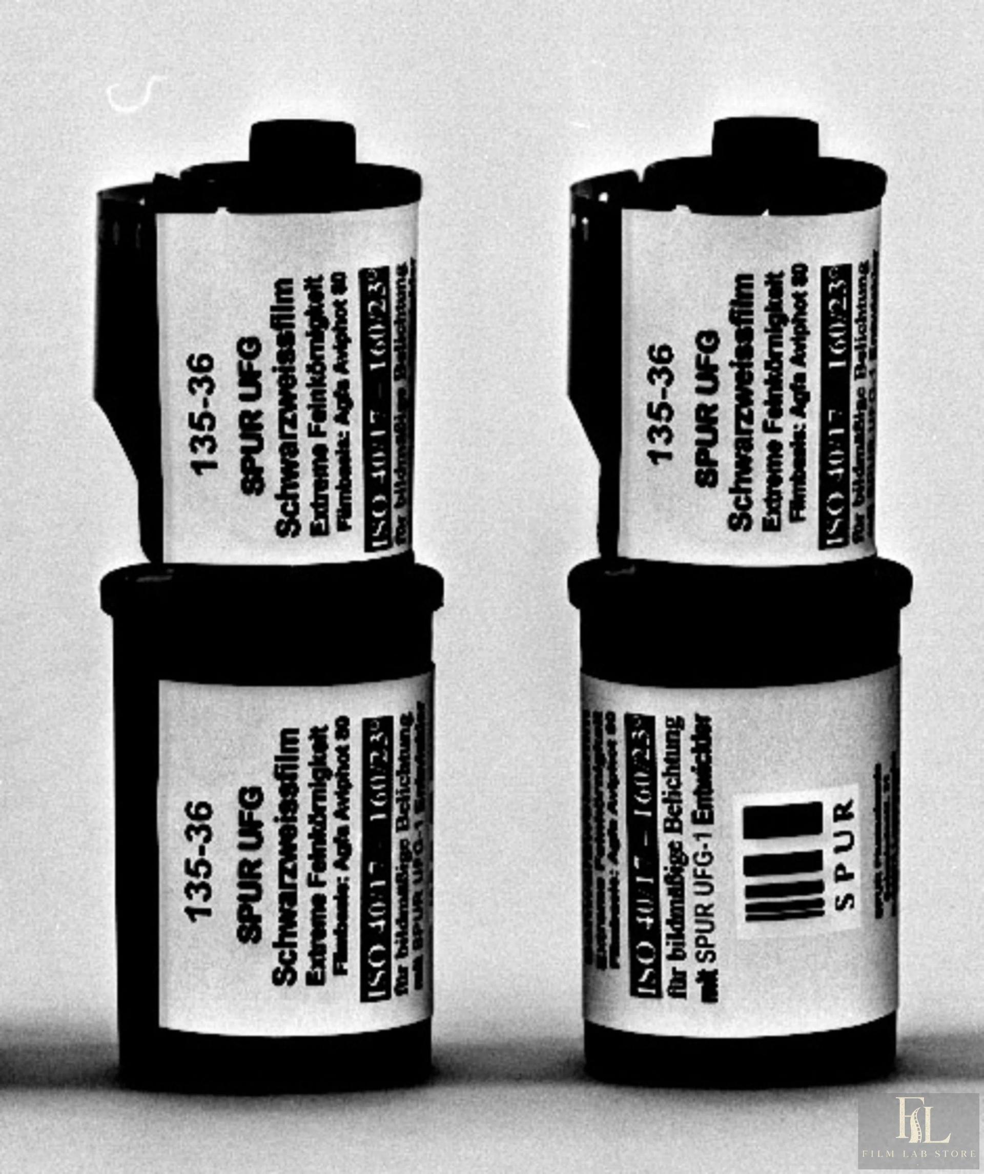 SPUR UFG — чёрно-белая фотоплёнка 135, 36 кадров, ISO 50, сверхмелкое зерно