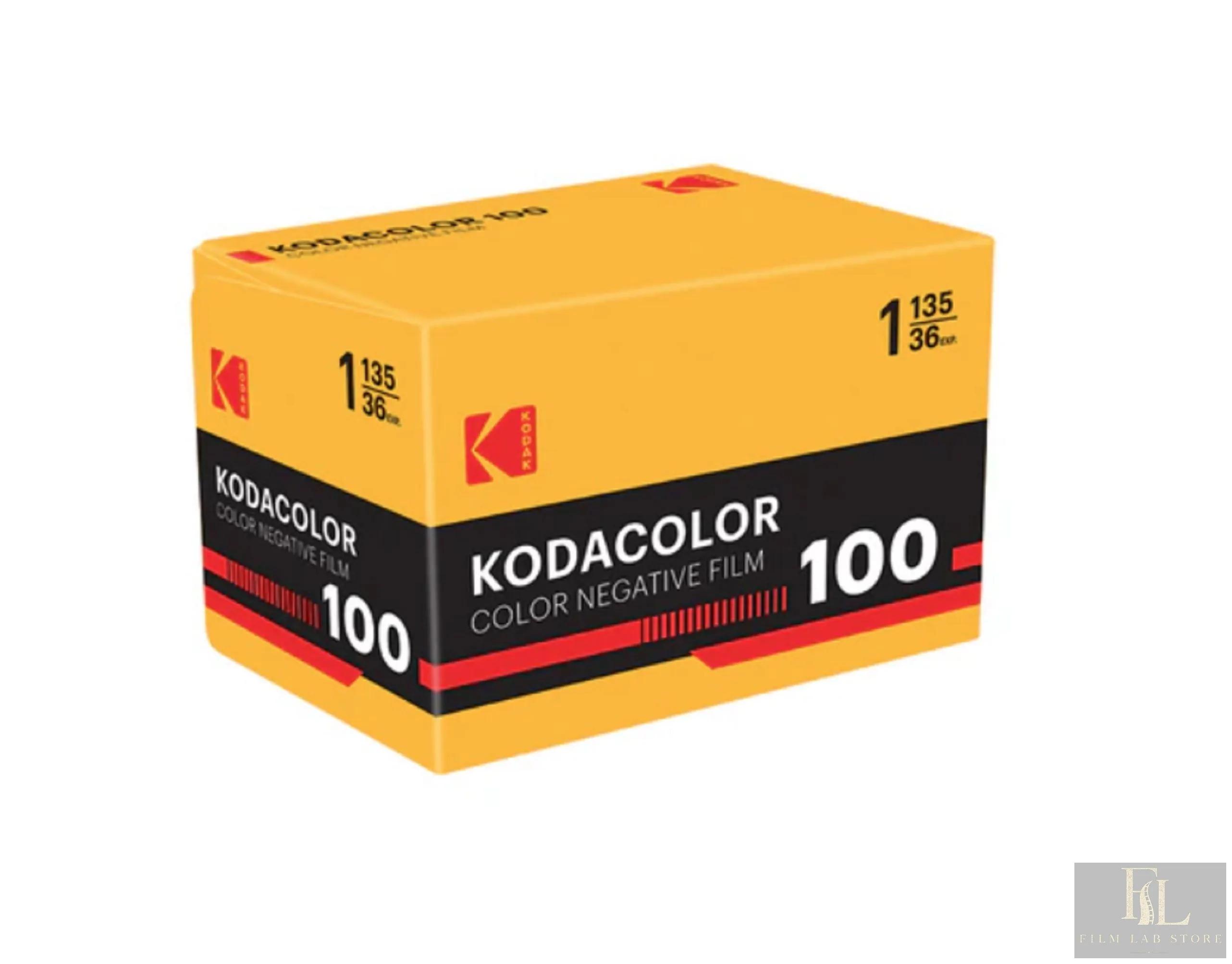 KODAK KODACOLOR 100 — цветная фотоплёнка 135, 36 кадров, ISO 100, срок годности до 09/2027