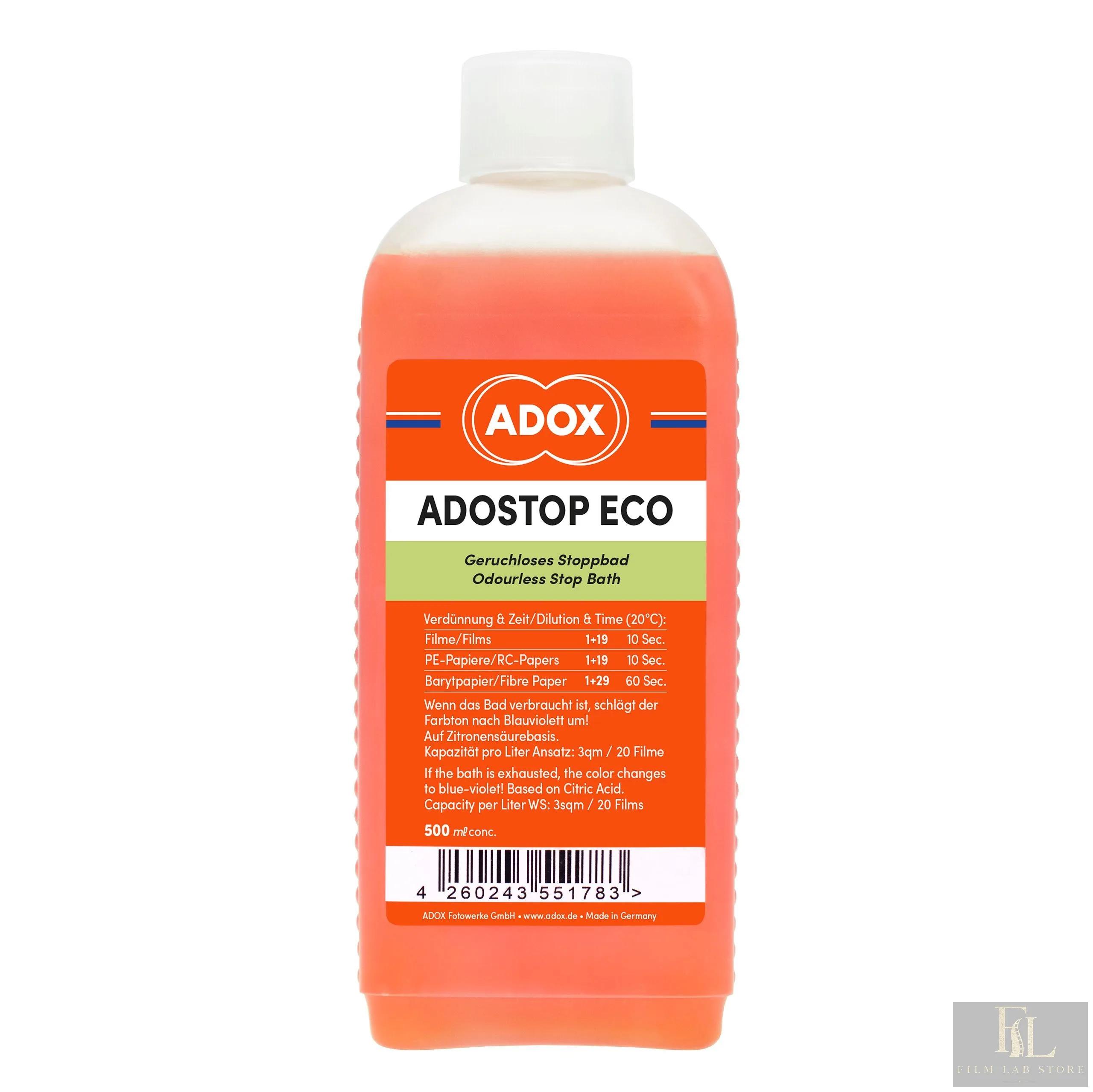 ADOX ADOSTOP ECO Stop Bath with Indicator 500 ml conc.