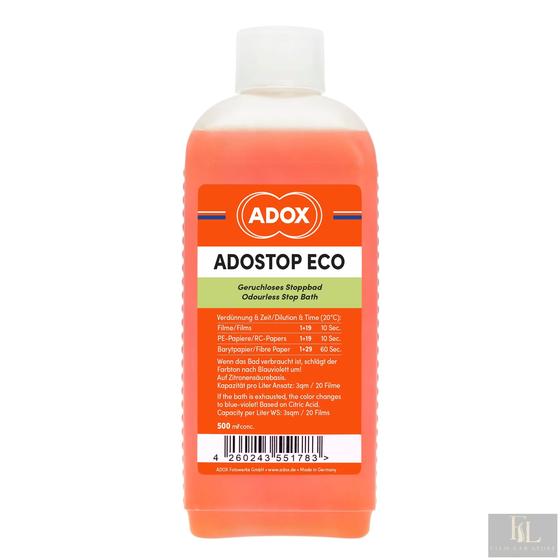 ADOX ADOSTOP ECO Stop Bath with Indicator 500 ml conc.