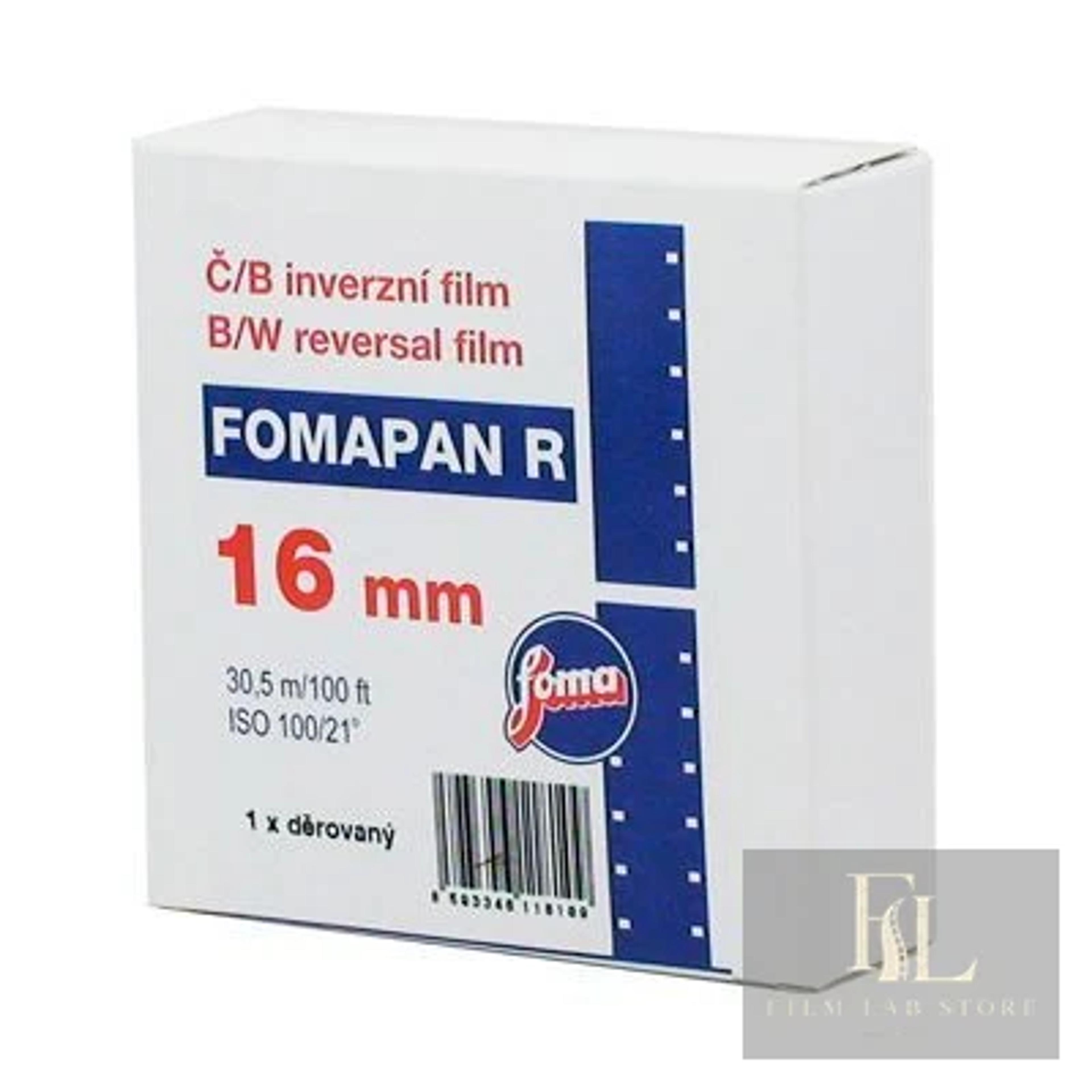 FOMA Fomapan ISO 21/100 R 16mm 30,5 Meter, Perforated On One Side