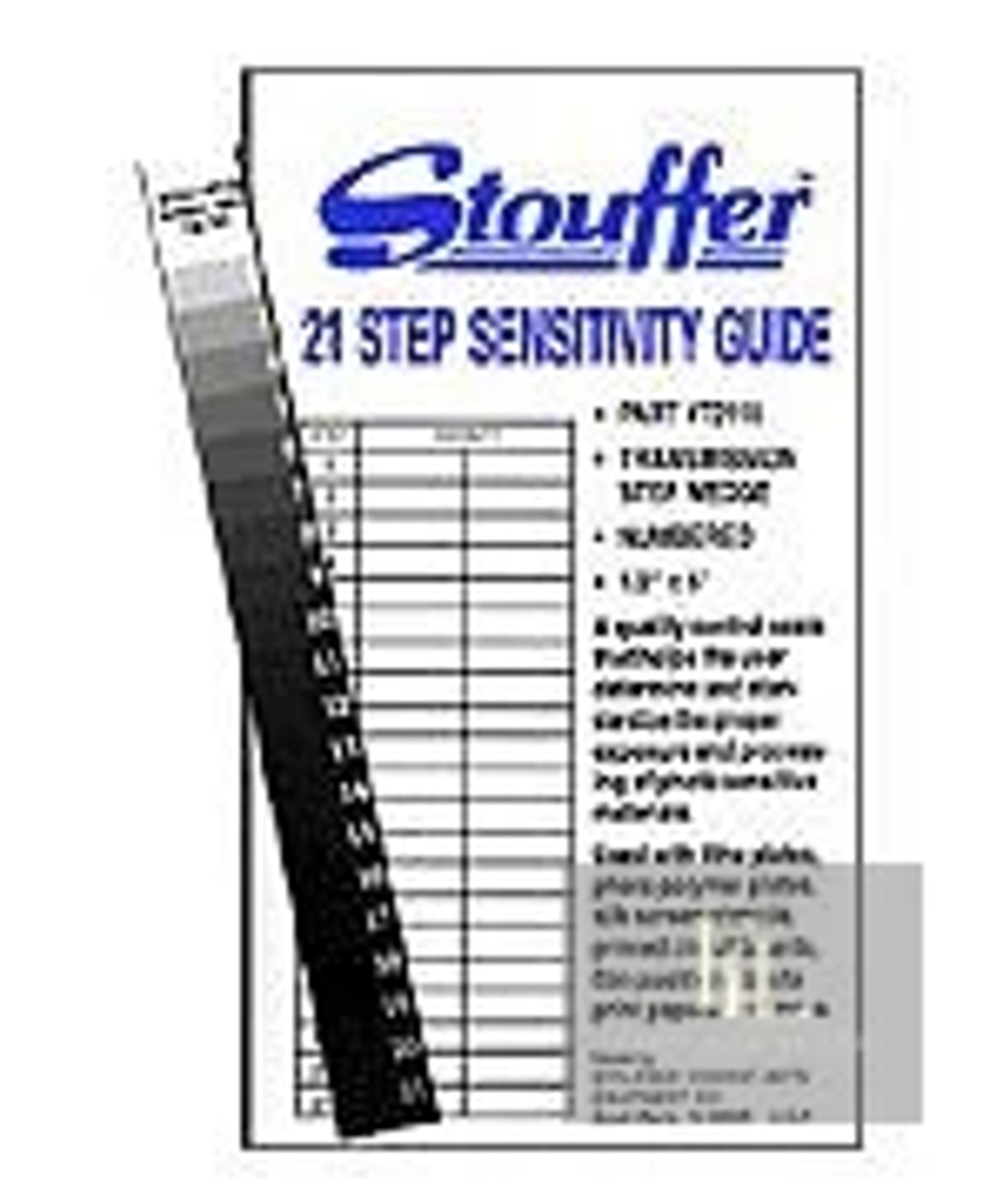 STOUFFER Transmission Step Wedge Gray Scale #T2115 - 21 Step (1/2 Inch X 5 Inch)