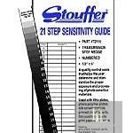 STOUFFER Transmission Step Wedge Gray Scale #T2115 - 21 Step (1/2 Inch X 5 Inch)