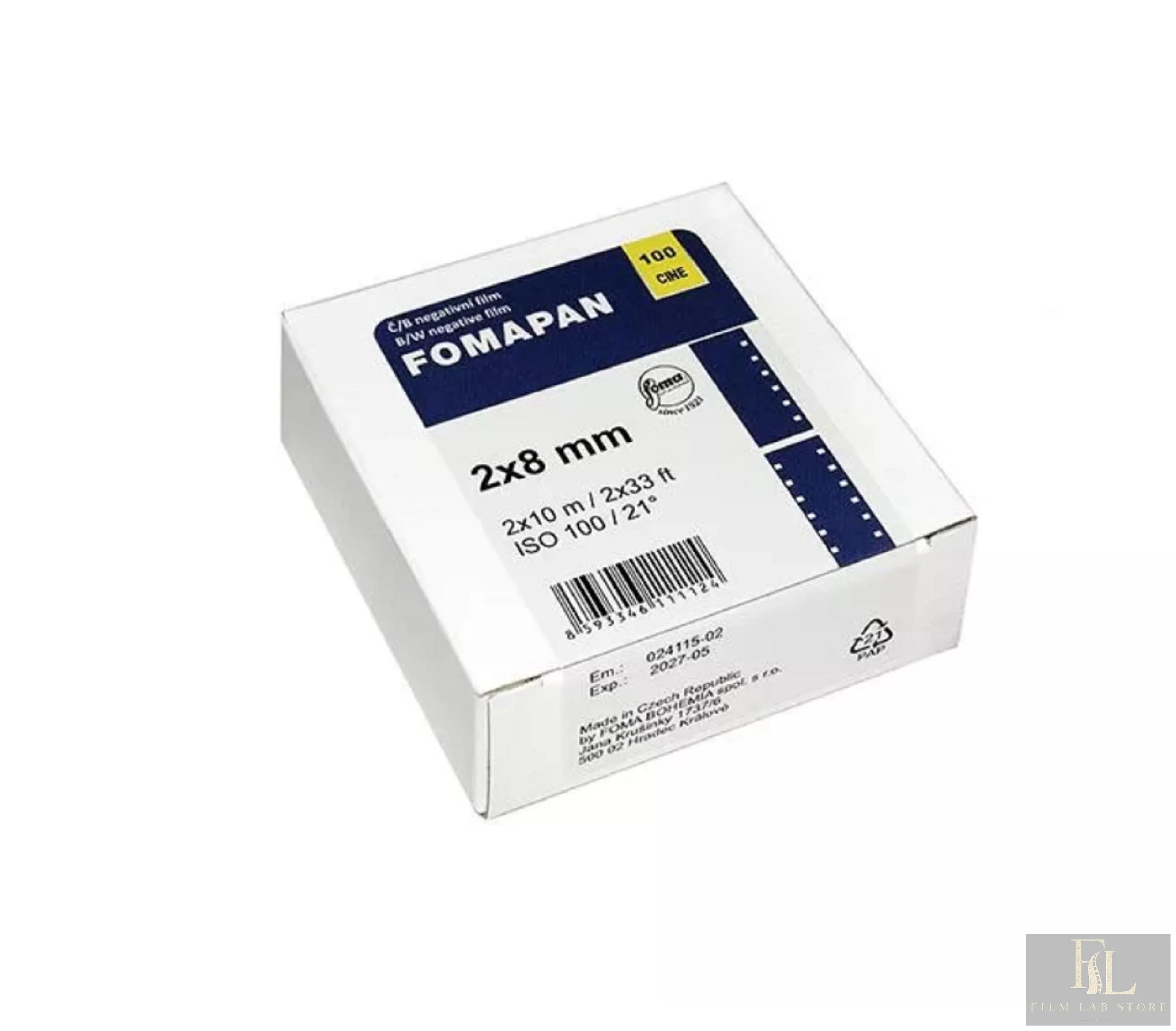 FOMA Fomapan Cine 100 2x 8mm 10m