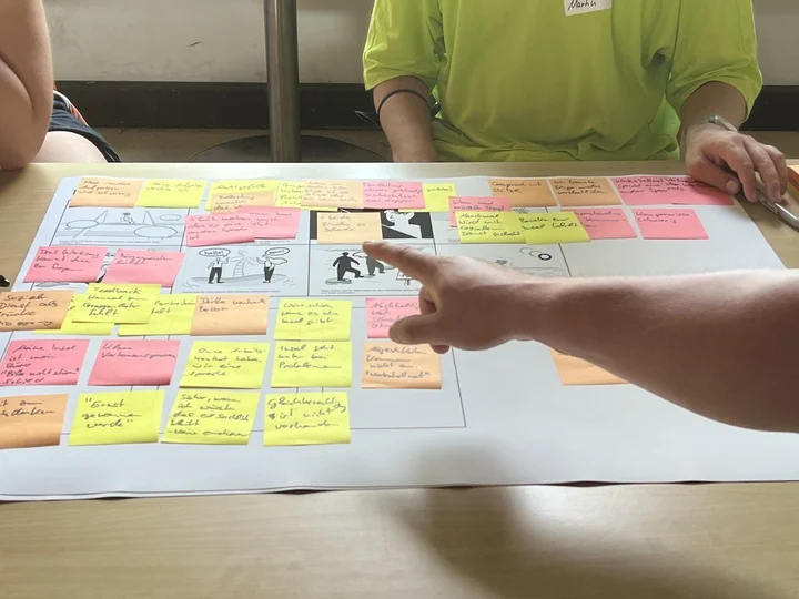 Interaction designer at work