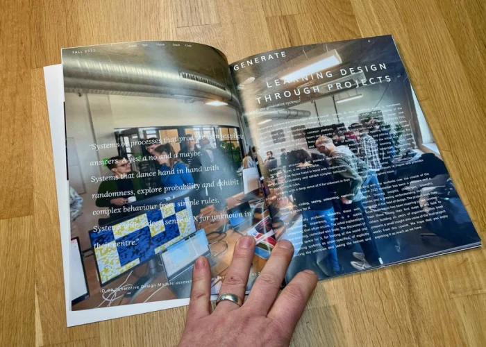 Generative design students' anthology