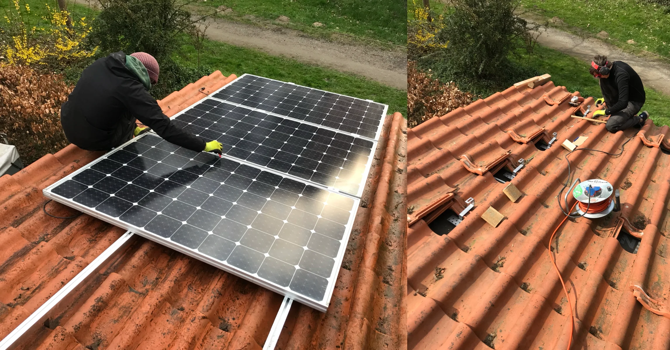 Installing a solar roof and building a real time power logger