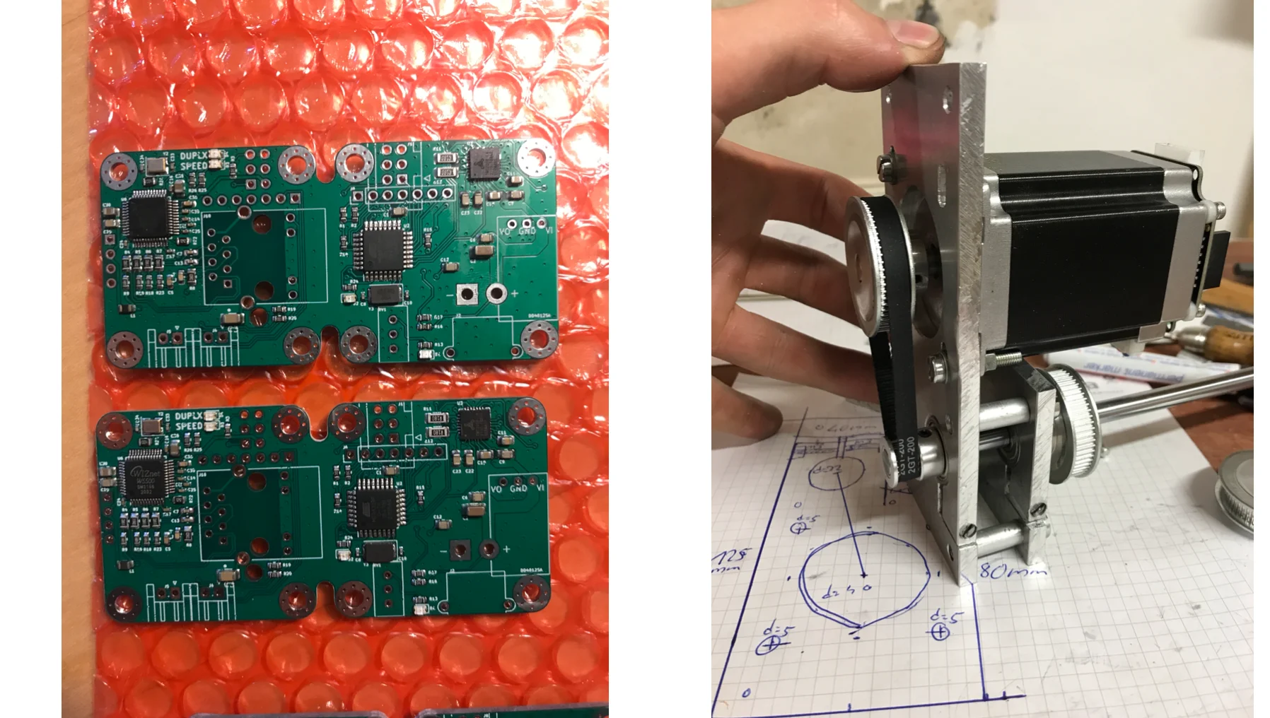 Ethernet stepper motor controller (ongoing project)