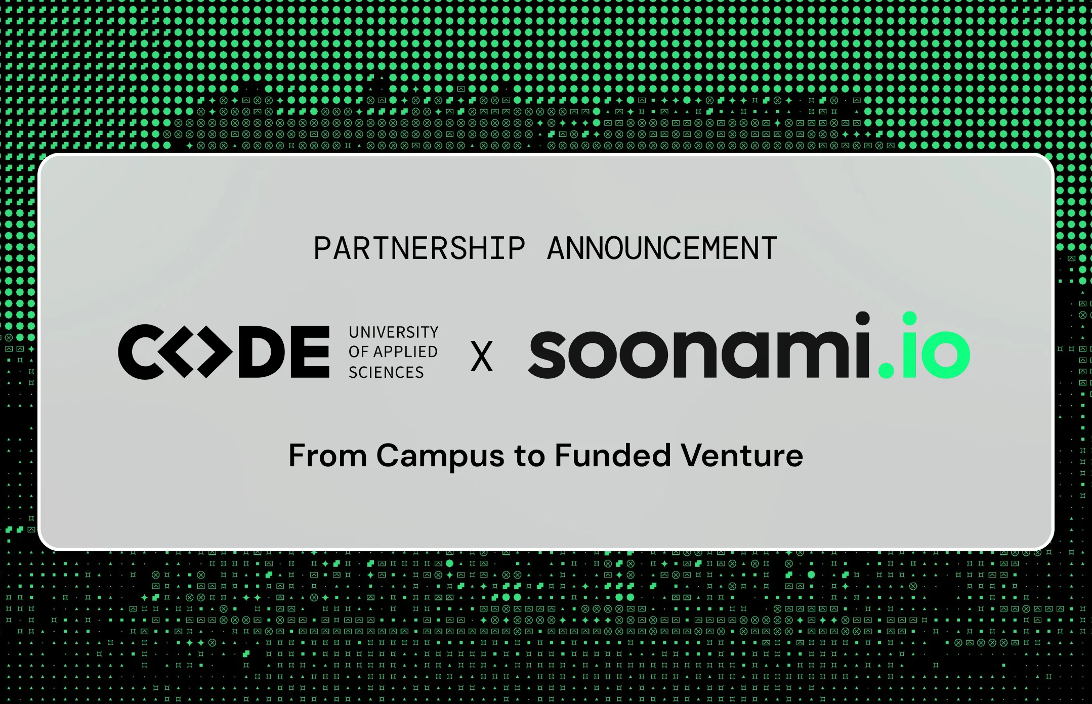 CODE und soonami.io logo