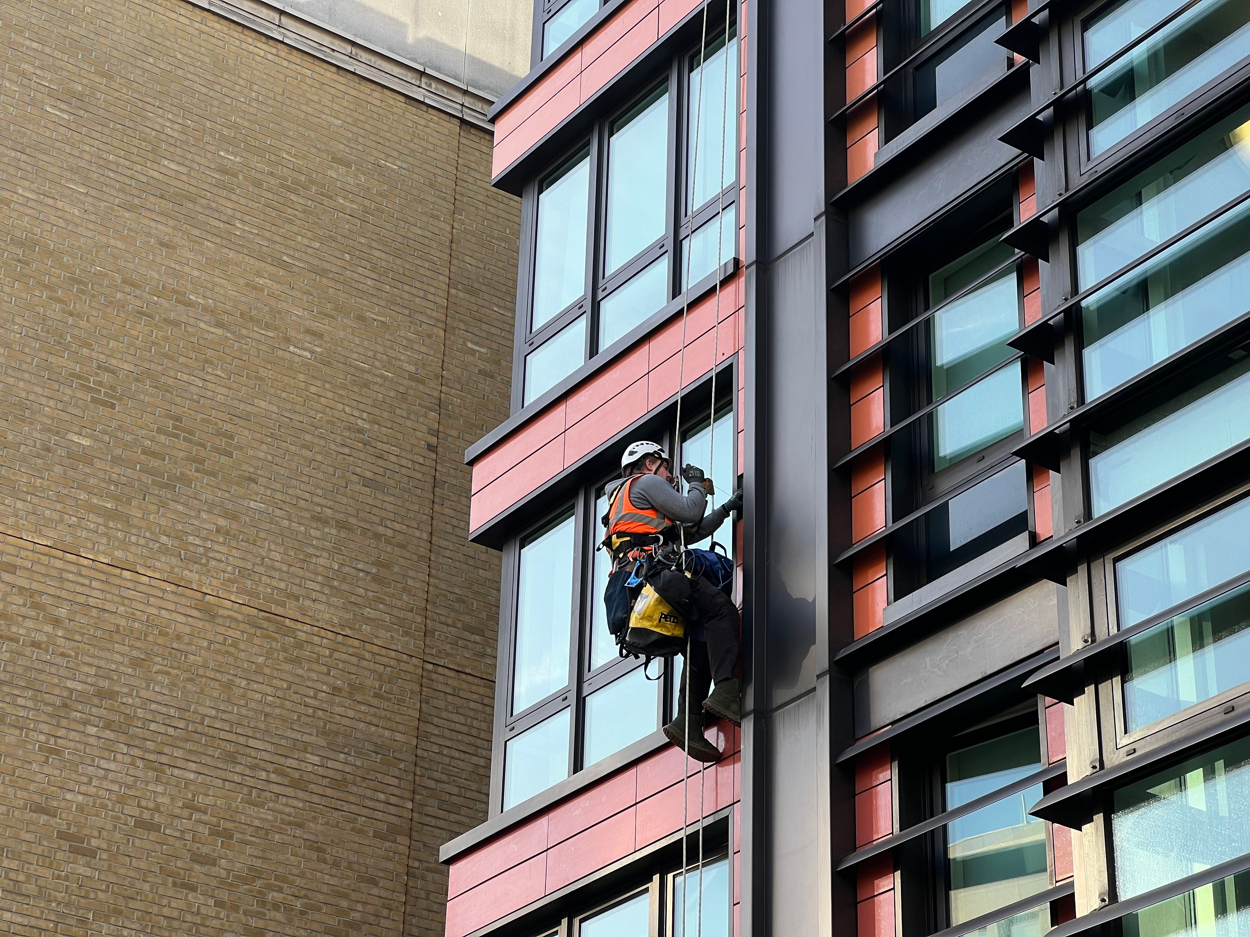 rope access intrusive survey 