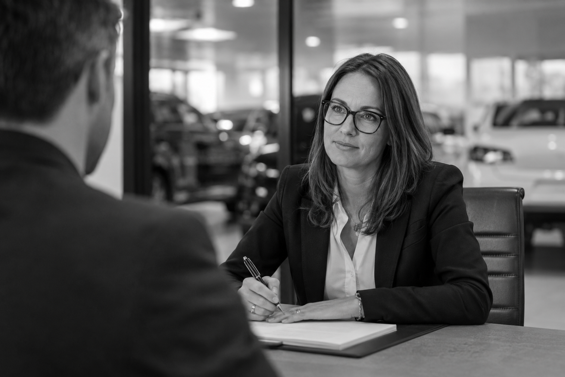 Werkgever in gesprek met professional.