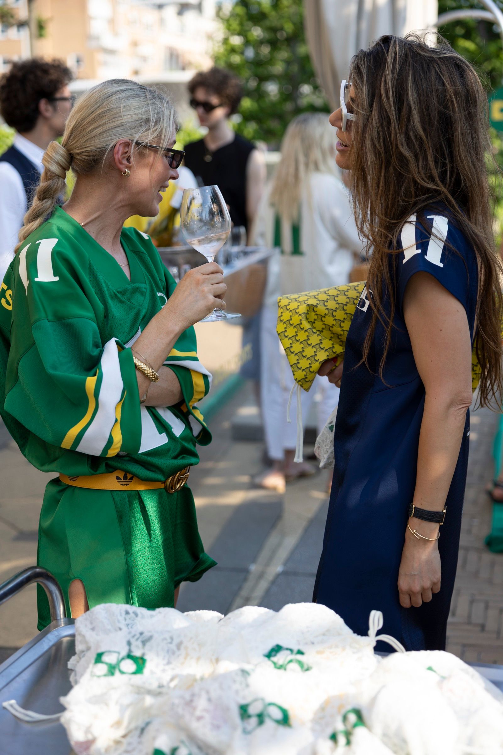 Guests at the Dolly Sports event on the Amstel, Amsterdam