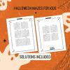 Halloween Mazes to print for kids, fun activites, halloween activities for kids PDF, labyrinth, printable labyrinths thumbnail 4