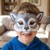 Friendly Wolf Mask – Free Printable PDF for Kids thumbnail 2
