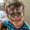 Free Printable PDF Boar Mask Coloring Page for Kids thumbnail 3