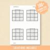 Sudoku Printable Adults Puzzles Sudoku Book Medium Vol 2, digital download, sudoku puzzle, children, puzzle for kids, brain teaser puzzle thumbnail 4
