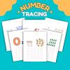 20 Number tracing worksheets, Trace number worksheet, preschool worksheets, 0-20 Printable Number Tracing, Kids Tracing,handwriting practice thumbnail 2