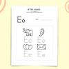 Letter Sounds Worksheets digital download, printable alphabet beginning sound worksheets, alphabet worksheets, alphabet writing, preschool thumbnail 4