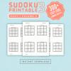 Sudoku Printable Adults Puzzles Sudoku Book Hard Vol 2, digital download, sudoku puzzle, children, puzzle for kids, brain teaser puzzle thumbnail 1