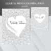 The Heart and Mind Coloring Journey, Heart coloring pages, Mindful Coloring, Mindfulness, Coherence, Meditavie Coloring thumbnail 1