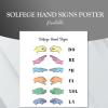 Solfege Hand Signs Poster, Music Class, Music Classroom, Solfege Poster, Music Theory, music poster thumbnail 1