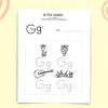 Letter Sounds Worksheets digital download, printable alphabet beginning sound worksheets, alphabet worksheets, alphabet writing, preschool thumbnail 5