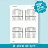 Sudoku Printable Adults Puzzles Sudoku Book Hard Vol 3, digital download, sudoku puzzle, children, puzzle for kids, brain teaser puzzle thumbnail 4