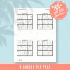 Sudoku Printable Adults Puzzles Sudoku Book Hard Vol 2, digital download, sudoku puzzle, children, puzzle for kids, brain teaser puzzle thumbnail 2