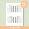 Sudoku Printable Adults Puzzles Sudoku Book Medium Vol 4, digital download, sudoku puzzle, children, puzzle for kids, brain teaser puzzle thumbnail 4