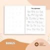 ABC tracing chart sheet, alphabet and numbers tracing, abc tracing, worksheet, trace letters, handwriting practice, number tracing, printable thumbnail 3