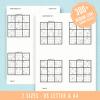 Sudoku Printable Adults Puzzles Sudoku Book Medium Vol 3, digital download, sudoku puzzle, children, puzzle for kids, brain teaser puzzle thumbnail 3