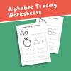 Alphabet Tracing Worksheets, ABC Tracing, Handwriting Practice, Printable, ABC Tracing Workbook, Trace letters, Alphabet Trace name thumbnail 1