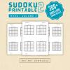 Sudoku Printable Adults Puzzles Sudoku Book Hard Vol 2, digital download, sudoku puzzle, children, puzzle for kids, brain teaser puzzle thumbnail 1
