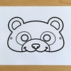 Free Printable PDF Bear Mask Coloring Page & Craft for Kids thumbnail 1