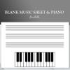 Music Staff blank sheet PDF with piano US Letter and A4 without clefs. Piano Worksheet. Read Music Worksheet. Music Worksheets. thumbnail 1