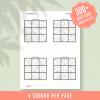 Sudoku Printable Adults Puzzles Sudoku Book Easy Vol 4, digital download, sudoku puzzle, children, puzzle for kids, brain teaser puzzle thumbnail 2