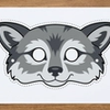 Friendly Wolf Mask – Free Printable PDF for Kids thumbnail 1