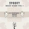 Halloween mazes for kids Printable Digital Download, Halloween Activity Sheets for Kids, Kindegarten, Halloween Activity Pack, Spooky Mazes thumbnail 1