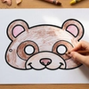 Free Printable PDF Bear Mask Coloring Page & Craft for Kids thumbnail 2