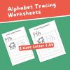 Alphabet Tracing Worksheets, ABC Tracing, Handwriting Practice, Printable, ABC Tracing Workbook, Trace letters, Alphabet Trace name thumbnail 3