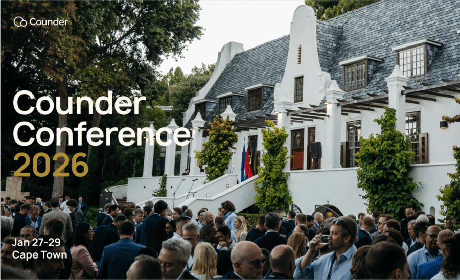 Counder Conference returns from 27 to 29 January 2026, hosting global leaders in Cape Town